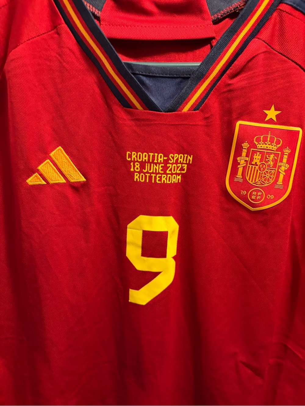 adidas Spain Soccer Jersey - Picture 2 of 6